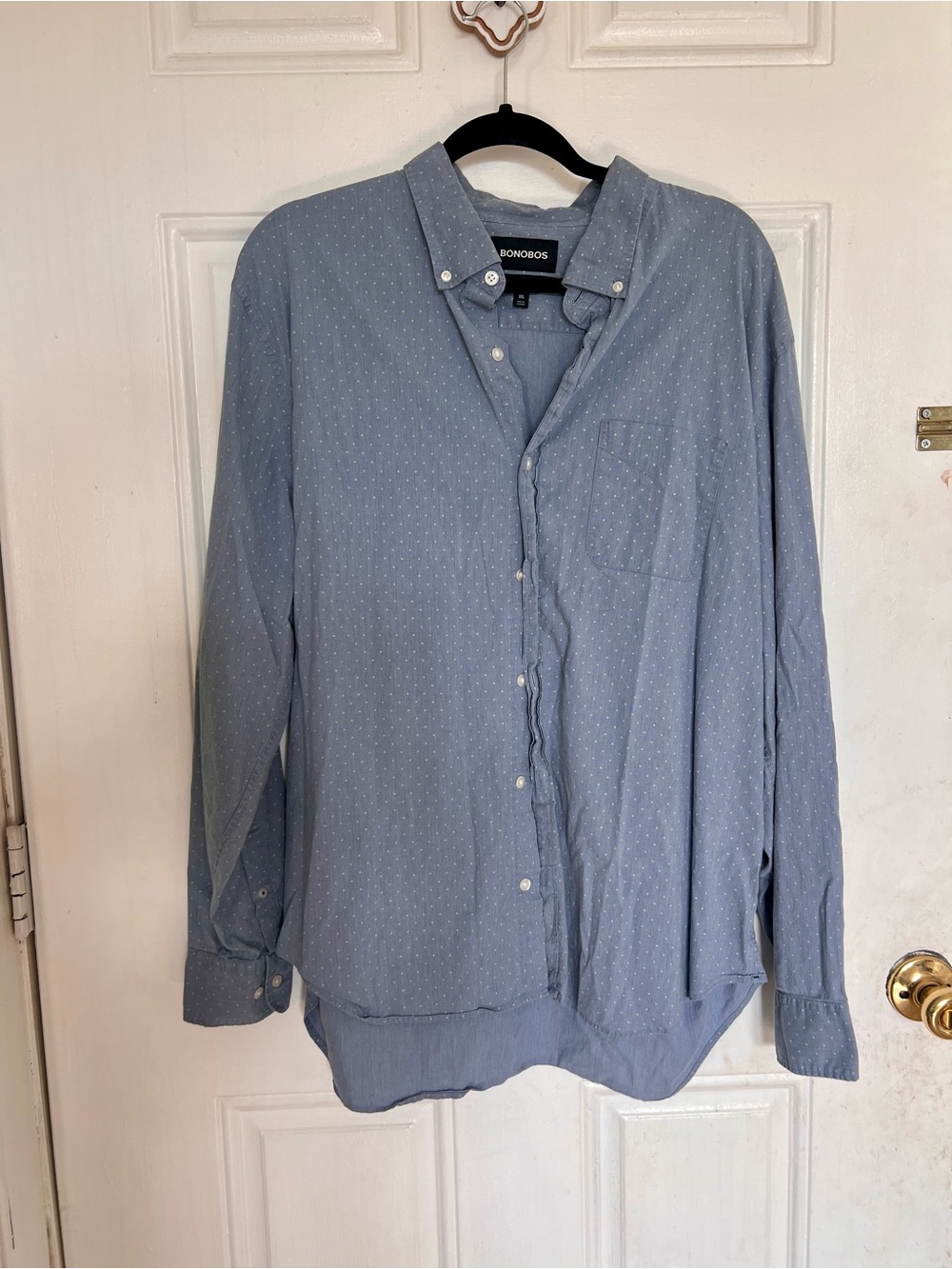 Bonobos Light Blue Micro-Dot Button-Down Shirt
